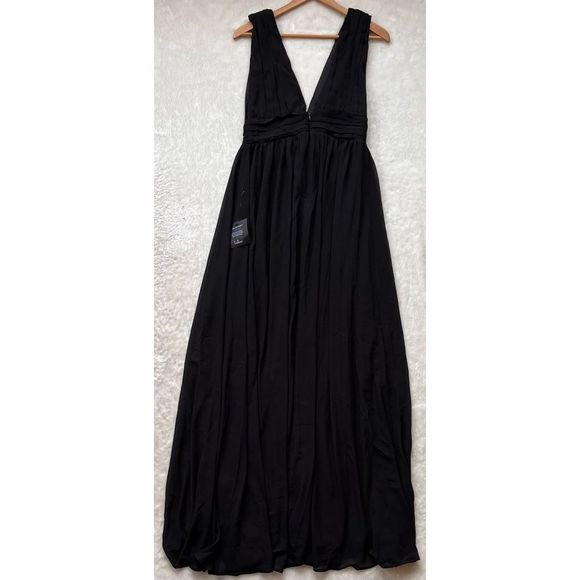 NWT Lulu's Heavenly Hues Black Maxi Dress - Picture 12 of 16